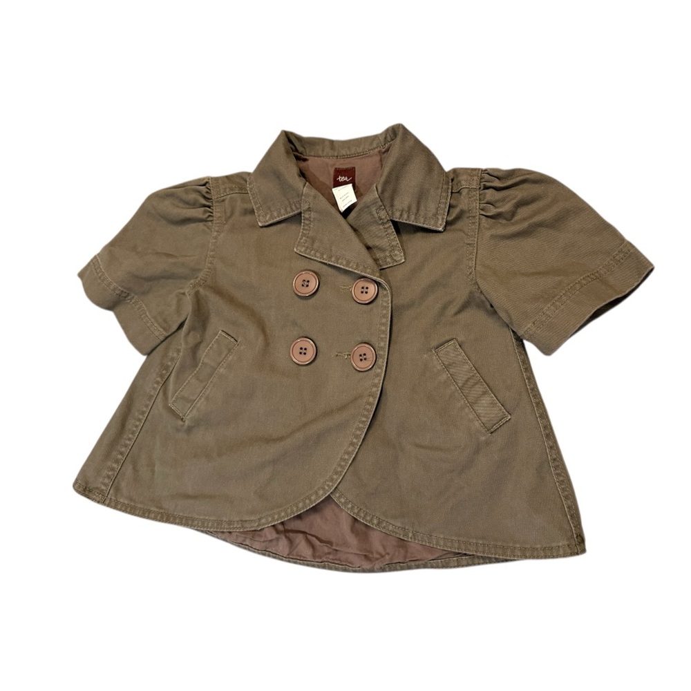 Tea Collection Short Sleeved Swing Pea Coat